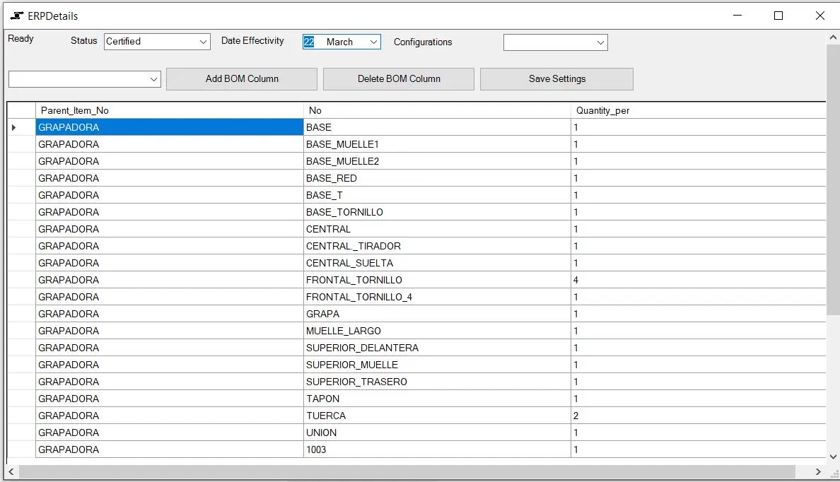 Real-time ERP Data Preview in Solid Edge