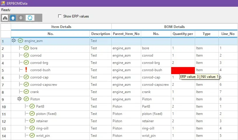Dynamics 365 F&O BOM with Siemens