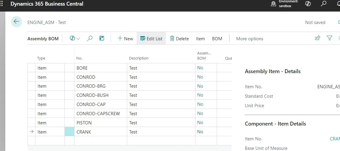 Verify in Business Central