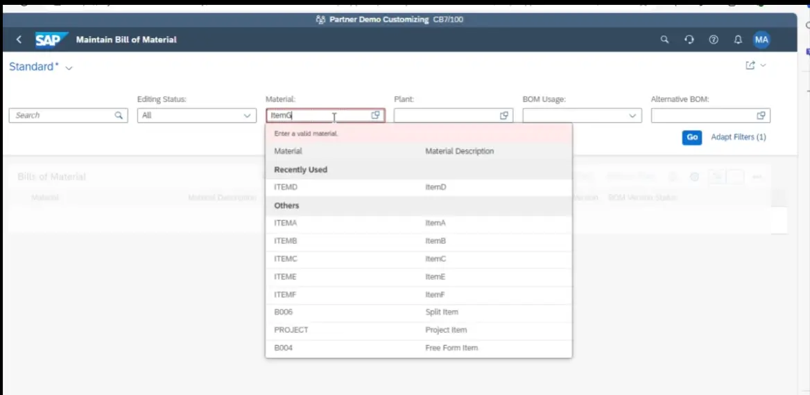 Verify Product Availability in SAP S/4 HANA