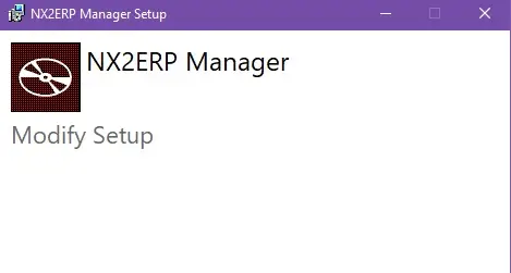 Install NX2ERP