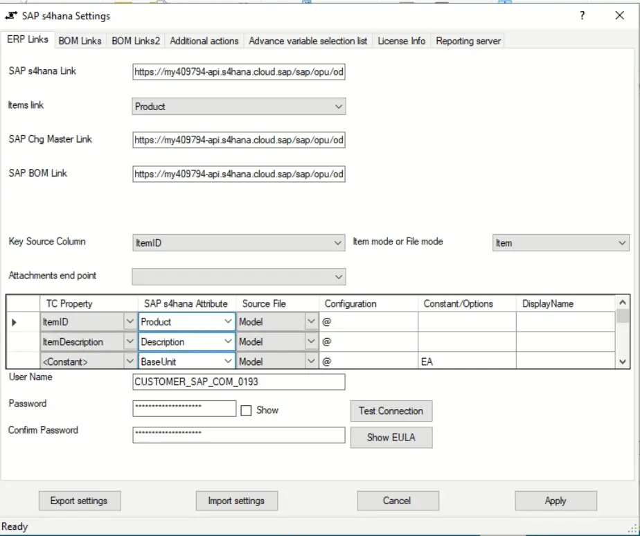 Configure Integration Settings